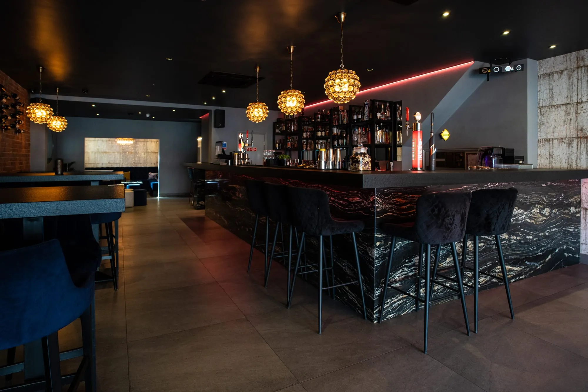 VIP Lounge interior at Fire & Ice